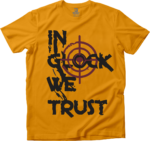 In Glock We Trust Graphic Tee